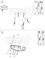 Фаркоп 9006-A Oris на FAW V5 седан 2012-2013 без выреза бампера. Тип шара: A. Нагрузки: 1100/75 кг, масса фаркопа 15,7 кг (без электрики в комплекте) от магазина ФаркопРос